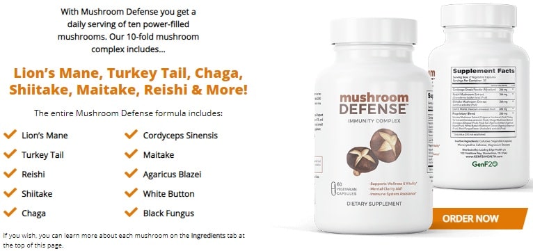 mushroom defense ingredients